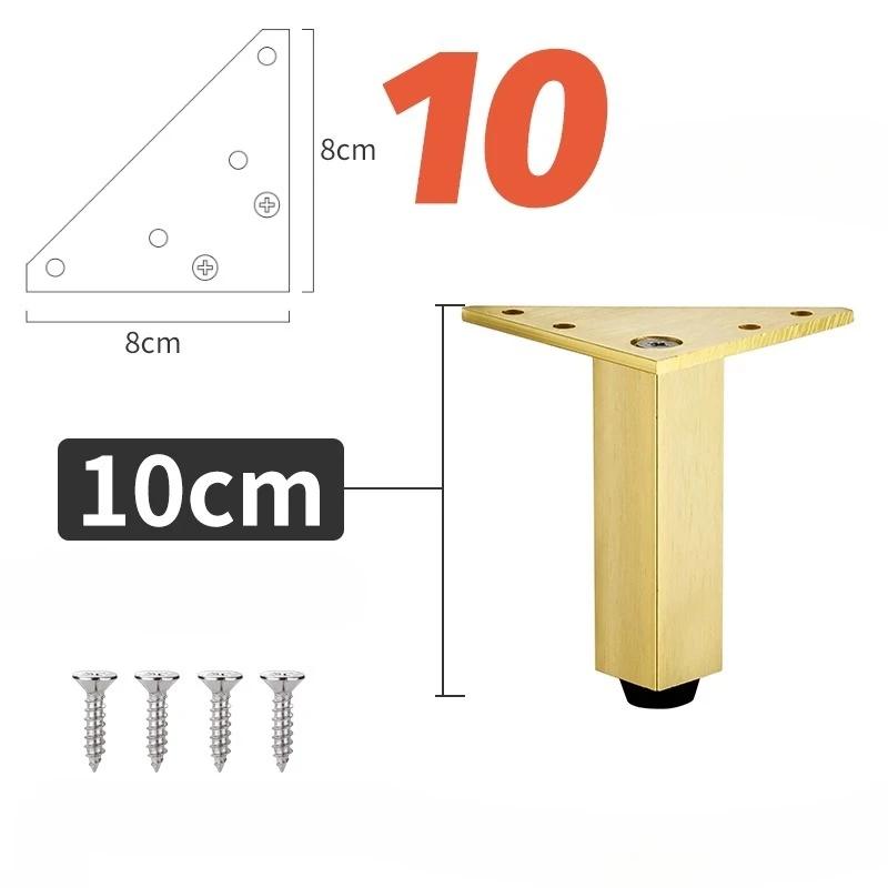 4PCS Hardware Feet Accessories Adjustable Furniture Legs Metal Supporting Foot for Coffee Table Cabinet Chair Sofa Bed Furniture