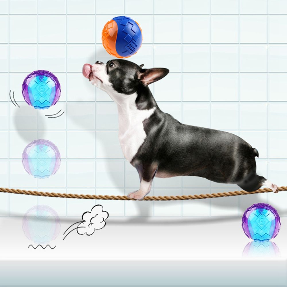 Sound Pet Supplies Chew Toys Relieve Boredom TPR Sounding Toy Elasticity Ball Molar Ball Dog  Toy