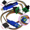 Тестовый зажим-щуп SOIC8 SOP8, линия с шагом 1,27 мм для EEPROM 93CXX/25CXX/24CXX, программирование микросхем на USB-программаторе RT809F CH341A
