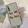 Чехол с таксой для Samsung Galaxy A54 A34 A14 A06 A16 A26 A36 A56 A12 A32 A52 A13 A33 A53 A15 A35 A55