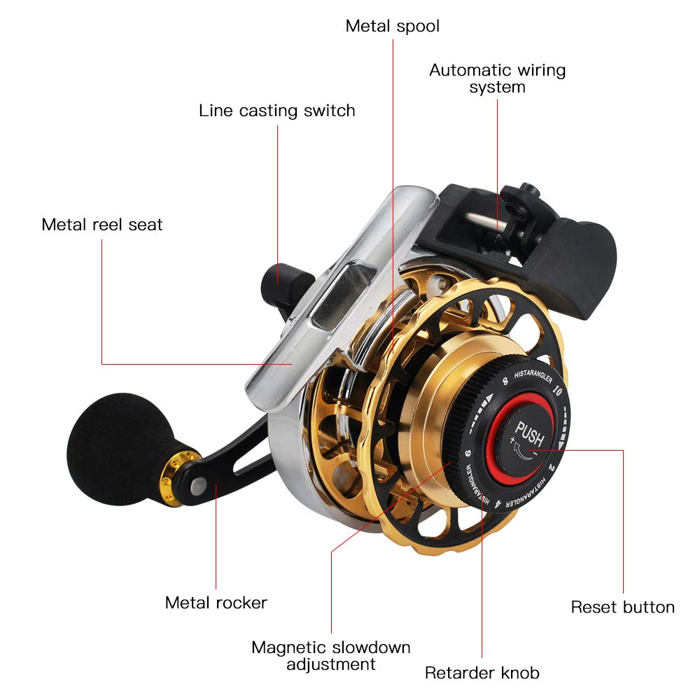 Automatic Wire Spread 10+ 1BB Fly Fishing Reel Aluminum Alloy Fishing Reel LeftRight Hand Draft Reel Ice Fishing Reel Automatic Line Casting Fly Reel