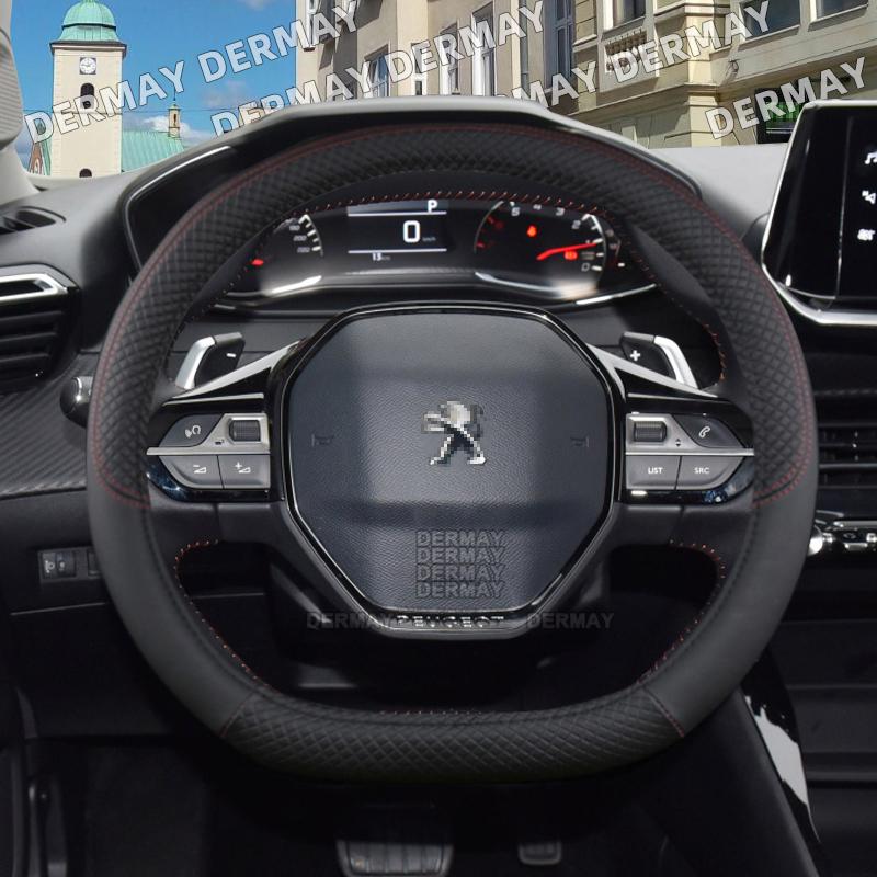 Для Peugeot 3008 4008 5008 Автомобильный руль Cove 9 цветов из искусственной кожи Нескользящие автомобильные аксессуары интерьер Coche Быстрая доставка