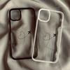Чехол для телефона с дизайном 'Маршрут самолета Сердце' Для iPhone 15 16 17 Pro 14 13 12 11 XR XS Max 7 8Plus INS Милый Прозрачный Жесткий Чехол Capa