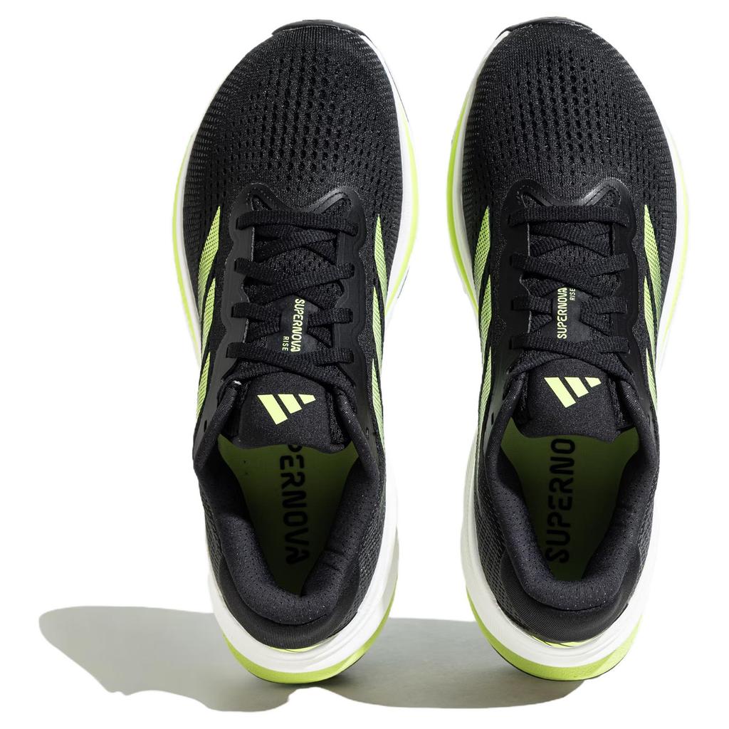 Adidas SUPERNOVA RISE Rebound Low Top Running Shoes Men's Black Sneakers JH9628