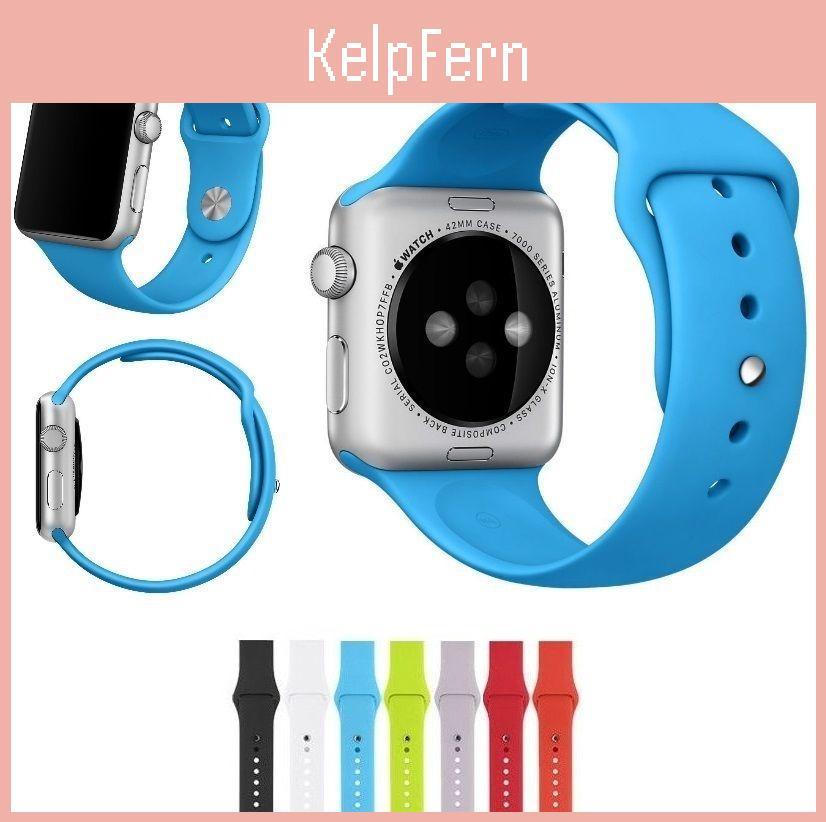 Модный ремешок для Apple Watch, тонкий силиконовый ремешок, легкий спортивный дизайн