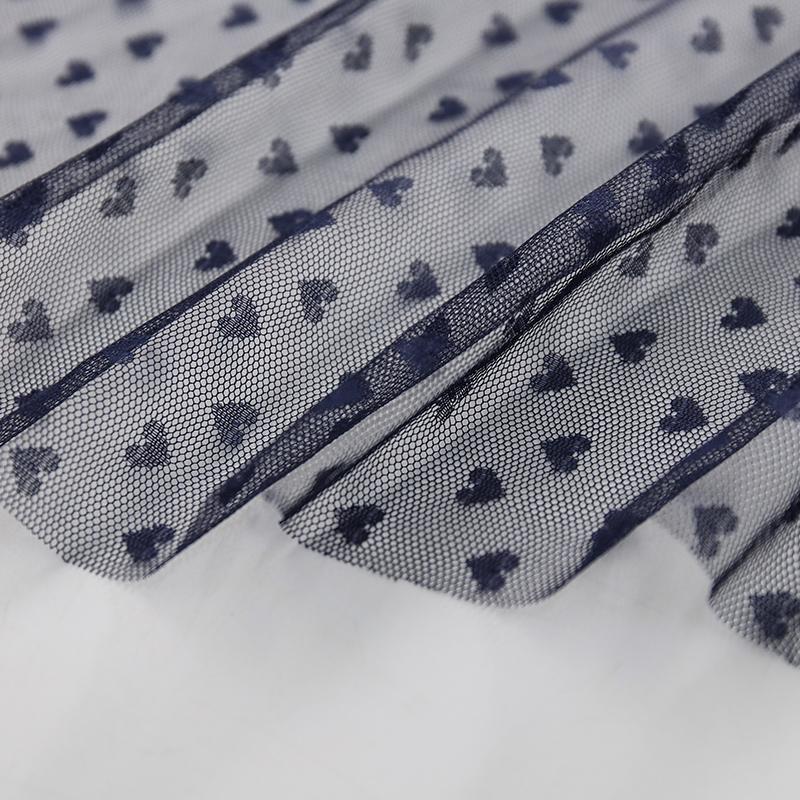 160x90см Мягкая сетка из тюля в форме сердца для детского платья принцессы, занавески, для шитья своими руками, ткань для юбки TJ20220