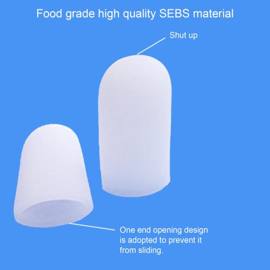 5 Pairs Multipurpose Thick Practical Elastic Provide Relief from Missing/Ingrown Toenails Toe Cover