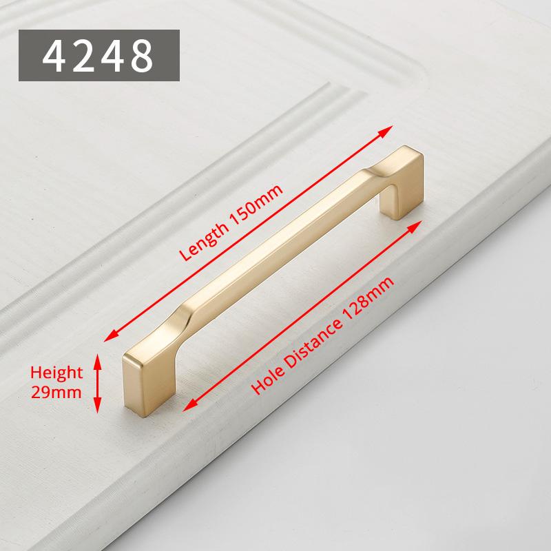 Zinc Alloy Pearl Gold Cabinet Knobs Kitchen Door Handles Drawer Cupboard Door Handle Cabinet Handles for Furniture Hardware