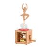 Personalized Wooden Music Box with Dancing Figures Hand Crank Musical Toy for Kids & Collectors Desk Decor Wooden Toys