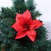 Hot Sale Red Artificial Poinsettia Flower Bouquet Decoration Artificial Christmas Flowers for Holiday Decor