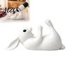 Kitchen Bar Counter Ornament Creative Rabbit Wine Rack, 3D Printed PLA Desktop Holder, Stable Fun Easter Gift Cute Bunny Bottle Display Stand for Home