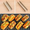 Multifunctional Carbon Steel Non-Stick Molds – U-Shape & Rectangle for Cookies, Pork Chop Buns, Bread & Cake | DIY Baking Tool
