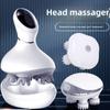Head Massager Head Therapy and Compression Acupoints Electric Meridian Brush Waterproof Kneading Handheld Scalp Massager