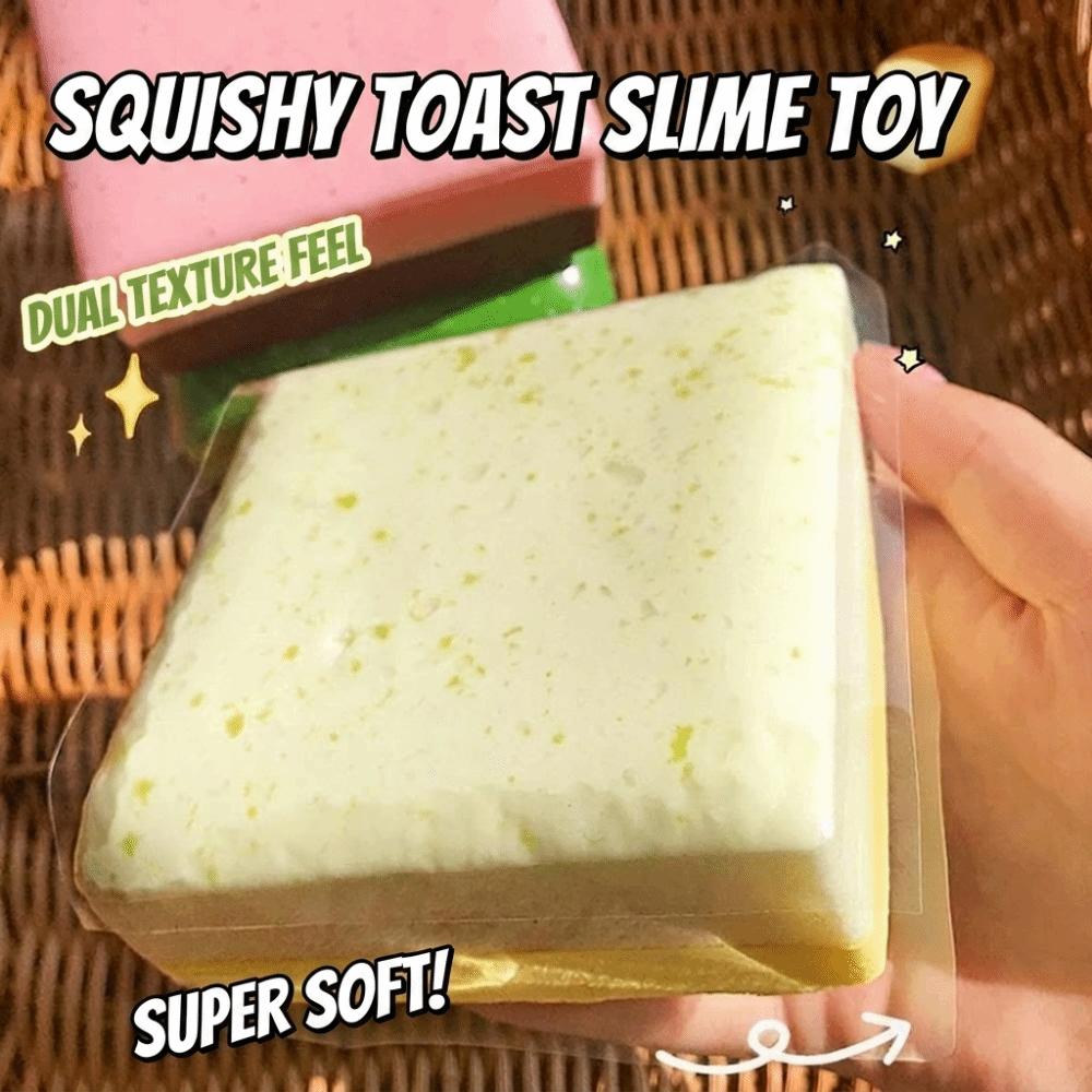 Slow Rebound Squishy Simulated Bread Squeeze Toy Square Bread Decompression Toy Children Gift