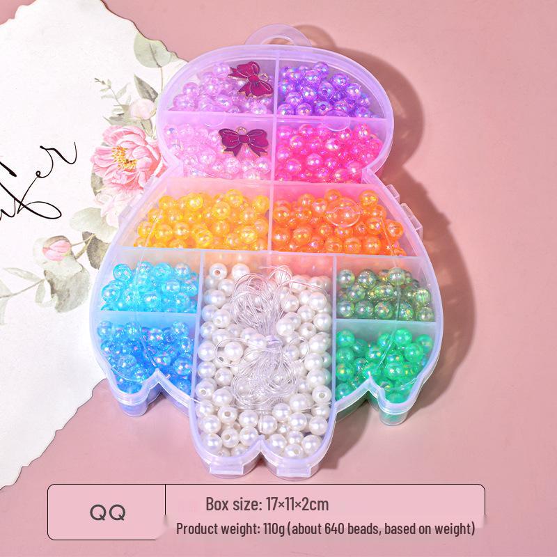 Игрушки из бисера ручной работы: Набор для изготовления украшений для девочек «Сделай сам» с креативными браслетами и ожерельями-пазлами