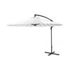 Pro Garden Parasol Banana Shanghai 300 Cm Aluminium/polyester Blanc
