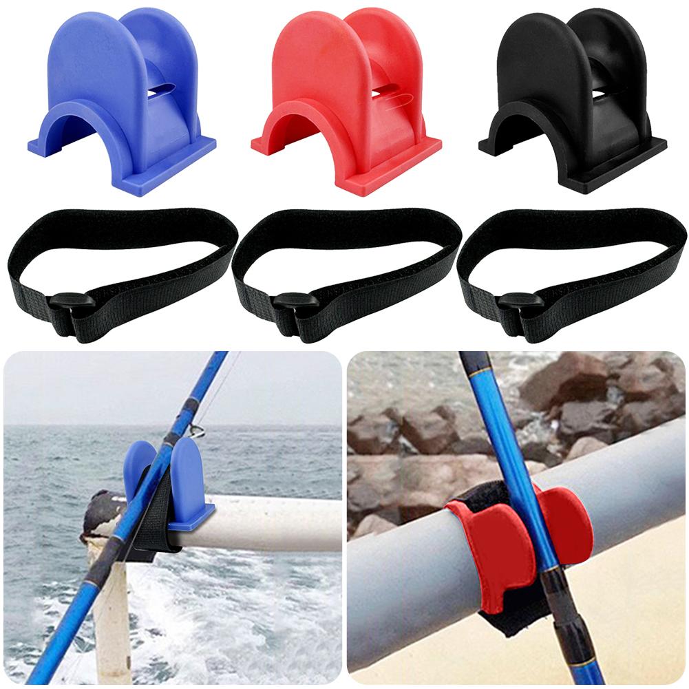 2pc/1pc U-Shaped Fishing Rod Holder Portable Fishing Feeder Pod Stand TPE Fishing Baits Keeper Ocean Fishing Gear Accessories