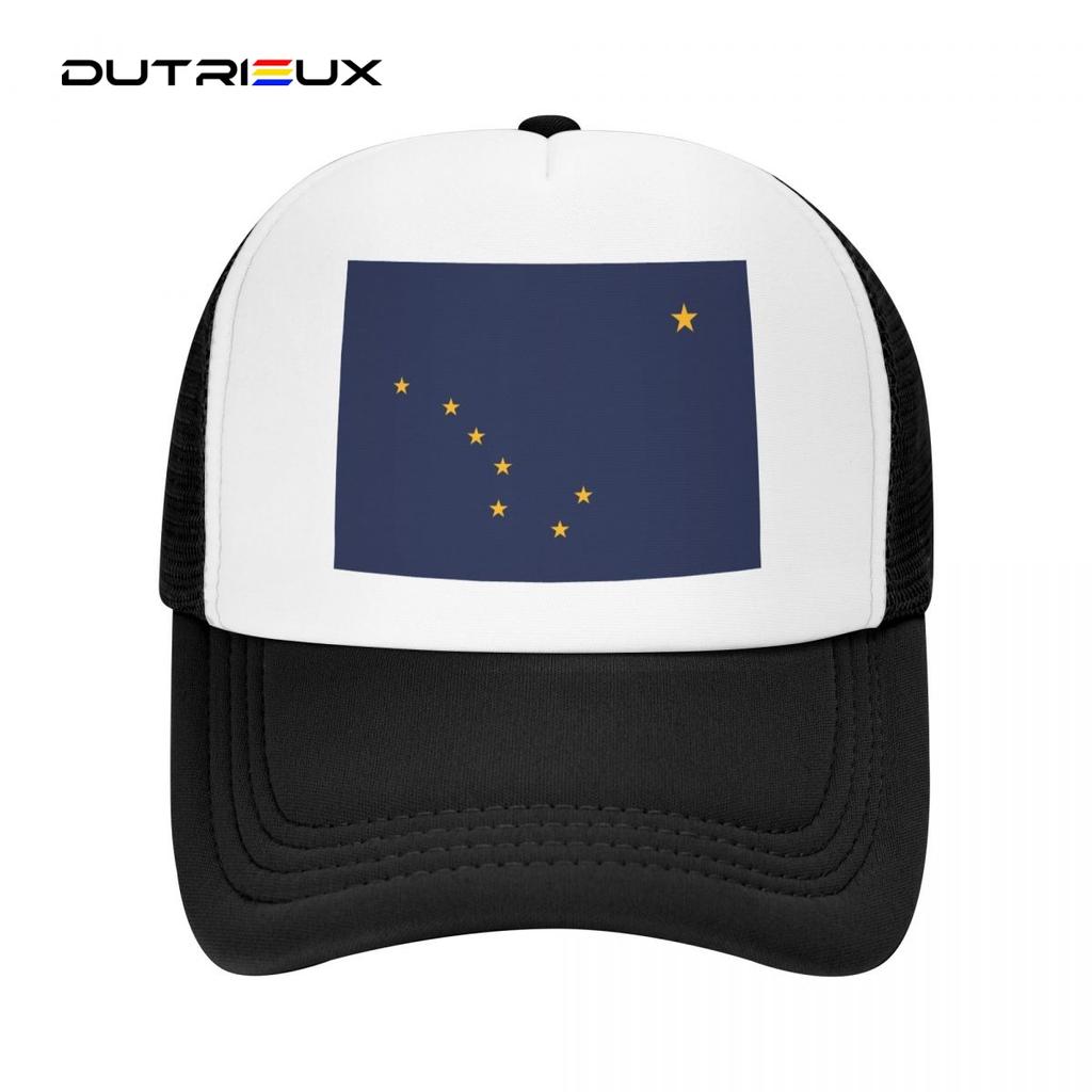 Flag Of Alaska Unisex Cap Casual Plain Baseball Cap Adjustable Snapback Trucker Hats For Women Unisex