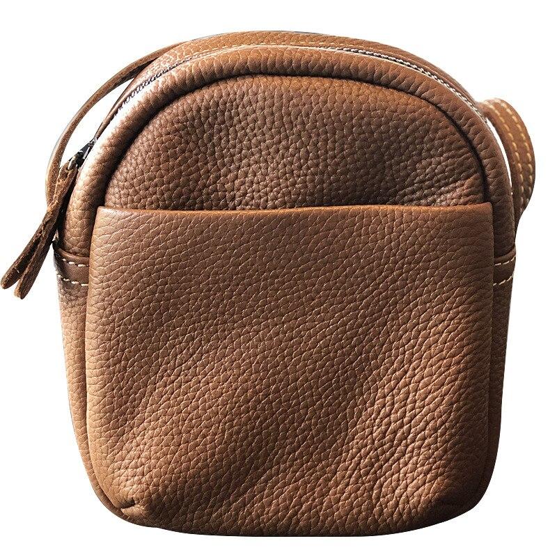 Женская маленькая сумка из натуральной мягкой коровьей кожи для отдыха, универсальные сумки на плечо и через плечо