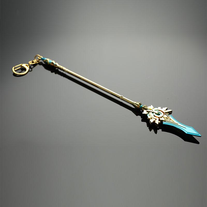 Брелок Genshin Impact с мечом Genshin Косплей Оружие Skyward Blade Брелок