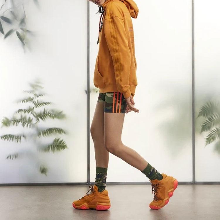 adidas Толстовка унисекс с длинными рукавами Originals X Ivy Park Ivy Park Logo Оранжевая HR2340
