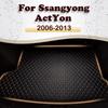 Car Trunk Mat for Ssangyong ActYon 2006 2007 2008 2009 2010 2011 2012 2013 Cargo Liner Carpet Interior Parts Accessories