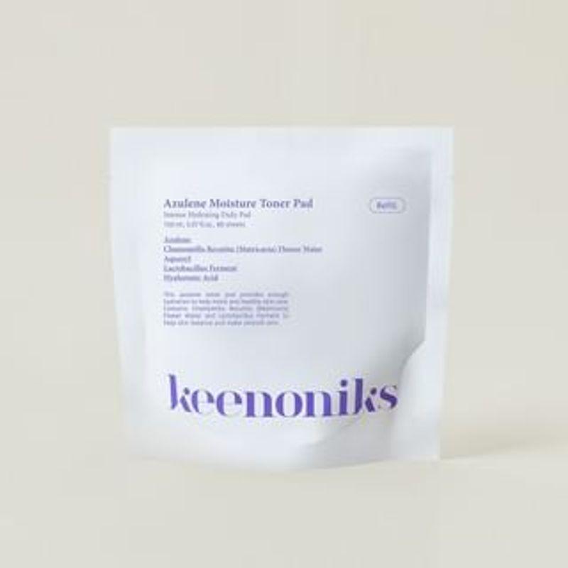KEENONIKS Влажные тонер-пэды с азуленом, только сменный блок