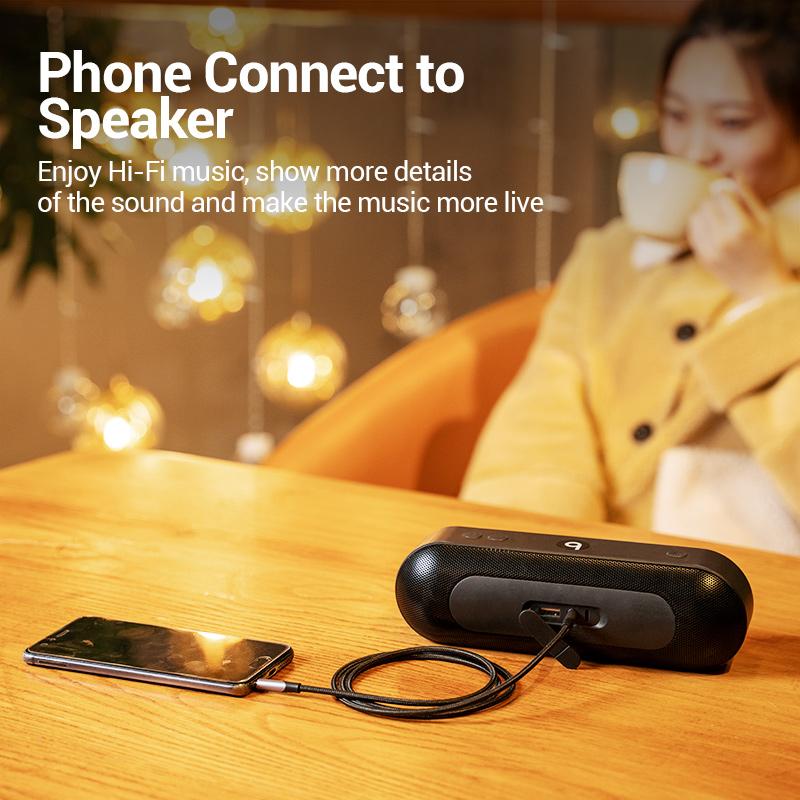 Vention Кабель Aux Jack 3.5 Штекер-Штекер 3,5 мм Jack HiFi Аудио Кабель для Гитары Автомобиля Микрофона Наушников Динамика Кабель AuxХороший продукт