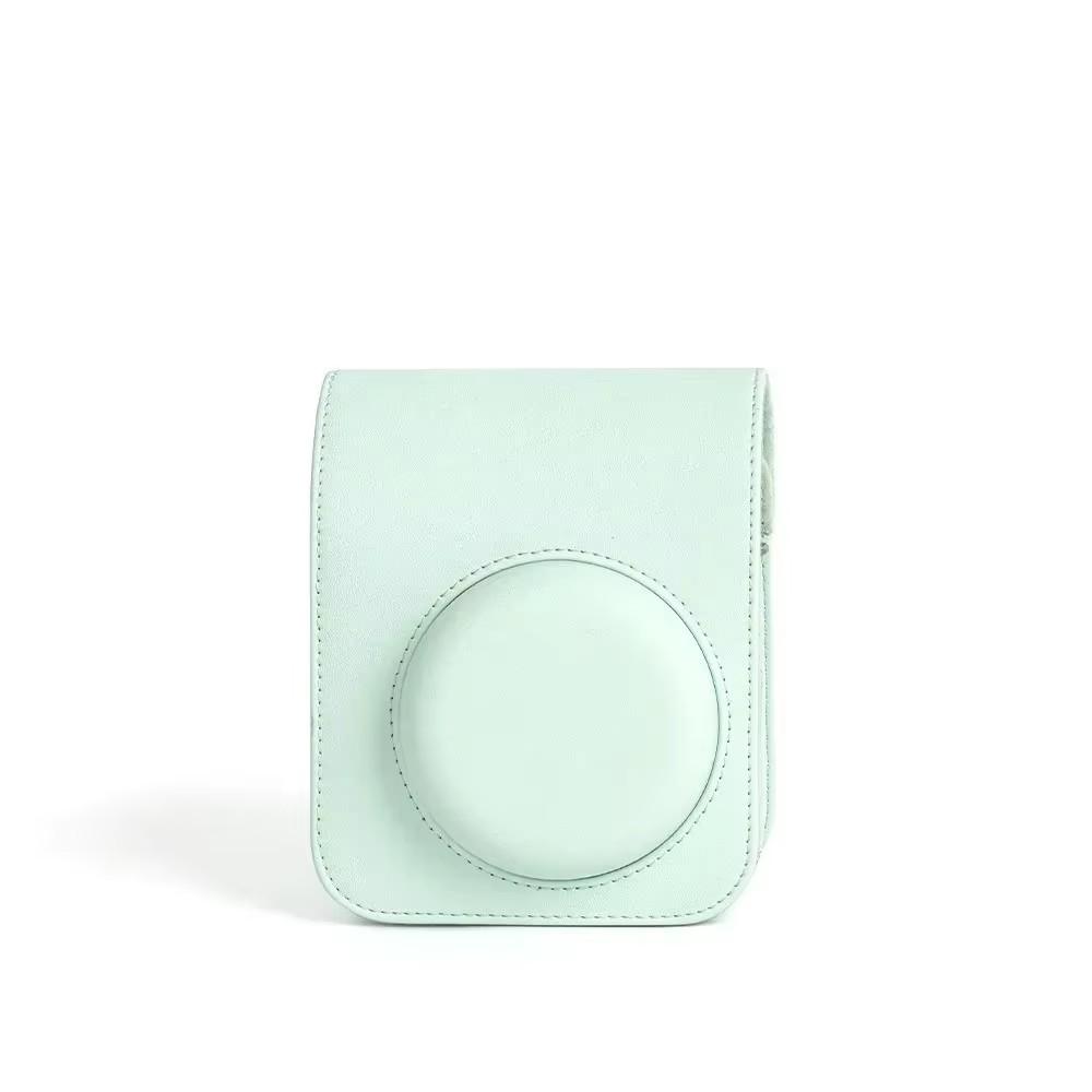 Чехол для камеры Instax Mini 12, мягкий защитный чехол из искусственной кожи, дорожная сумка для пленочной камеры Fujifilm, сумка с плечевым ремнем