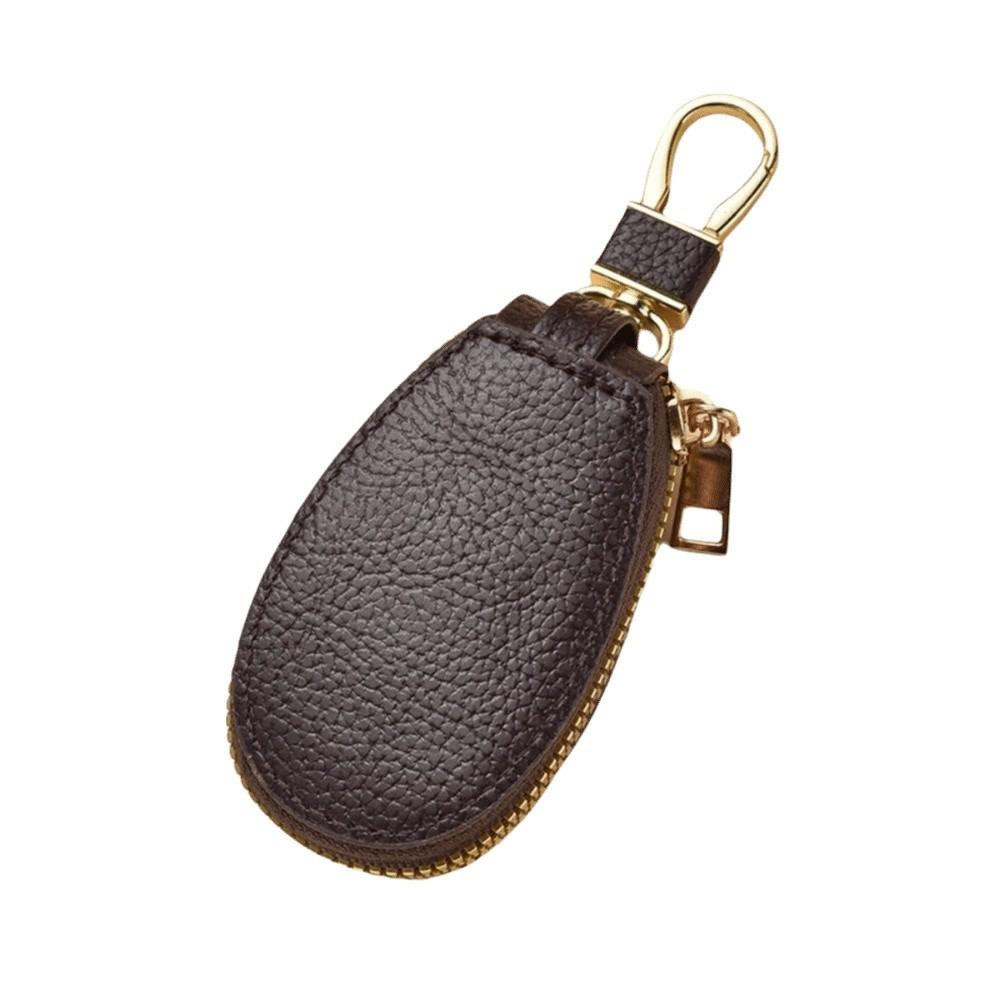 Zipper Closure Car Key Bag Luxury Mini Storage Bag Portable Keychain Holder Daily Use