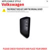 Чехол для дистанционного ключа из цинкового сплава для VW Volkseagen Golf 8 MK8 ID.3 ID.4 Cupra Skoda Octavia A8 SEAT Leon MK4 2020 2021