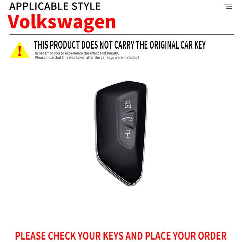 Чехол для дистанционного ключа из цинкового сплава для VW Volkseagen Golf 8 MK8 ID.3 ID.4 Cupra Skoda Octavia A8 SEAT Leon MK4 2020 2021