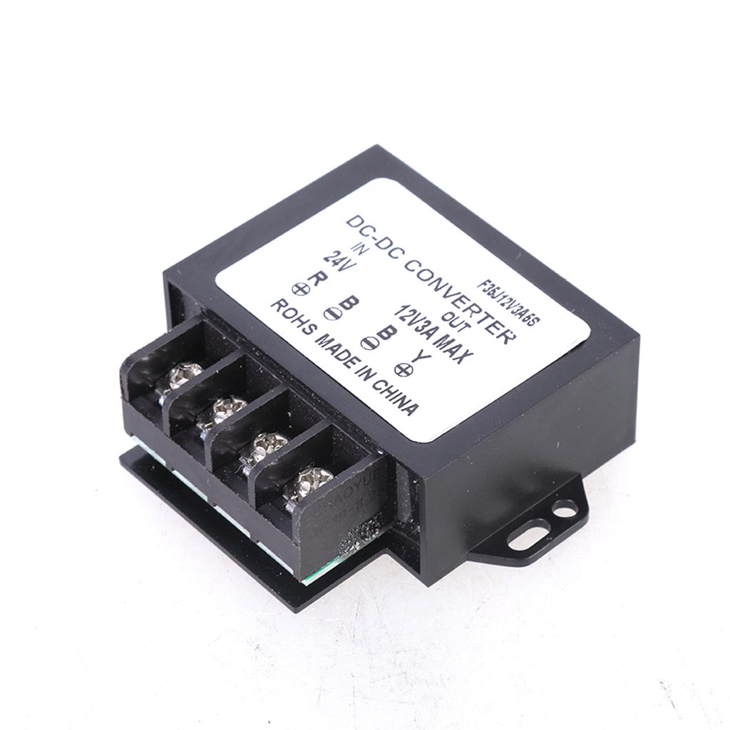 Waterproof Voltage Step Down Module DC24V to 12V 3A/5A Power Supply Adapter for 12V LED Lights and Fan Toy Routers