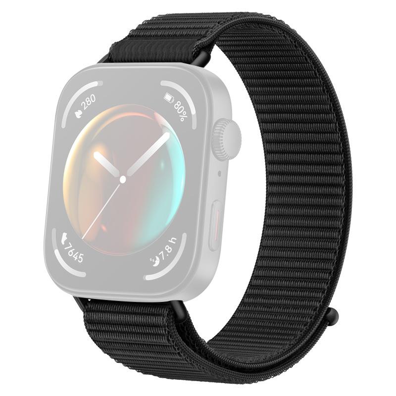 Nylon Wrist Strap for Huawei Watch Fit 4 Pro/Fit 4/Fit 3 Magic Tape Loop Watch Band