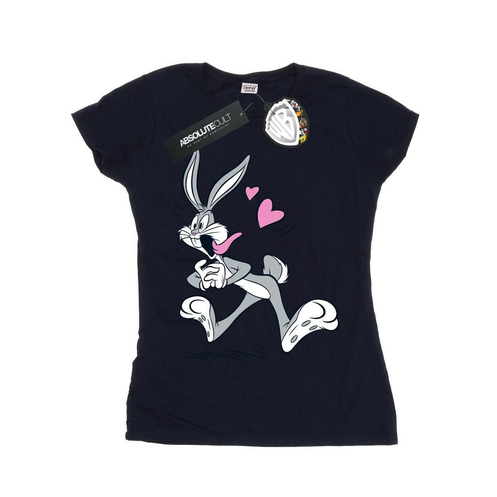 Looney Tunes Womens/Ladies Bugs Bunny In Love Cotton T-Shirt