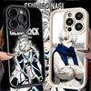 Чехол для телефона iPhone 17 Air 16E 15 16 Pro Max Синий L-Lock Наги Сэйсиро Чехол 14 Plus 13 12 Mini Мягкий Силиконовый Fundas
