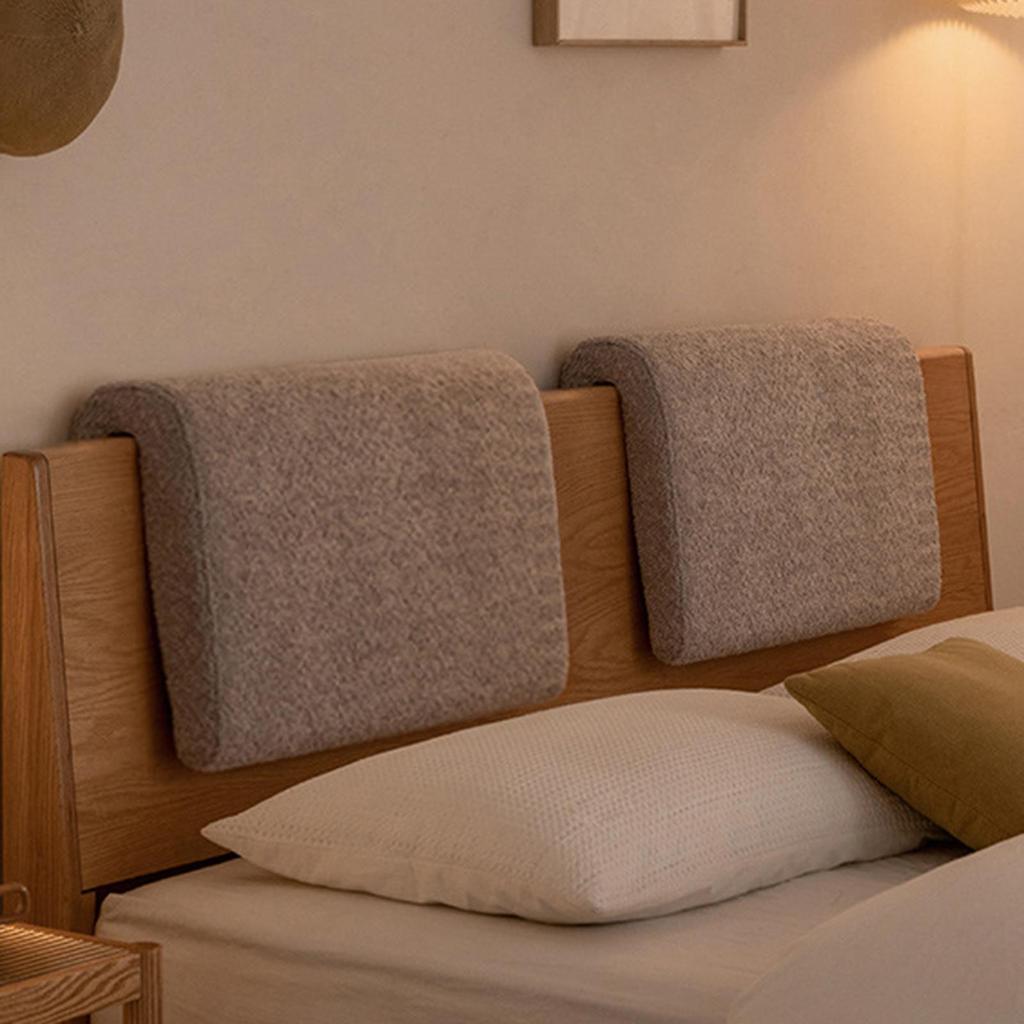 2x Bed Headboard Pillow Simple Back Support for Sitting up Bed Rest Bedroom