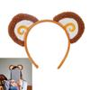 Cute Animal Ear Headband Hair Hoop Themed Party Supplies for Kids Adults Halloween Decorations Role Playing Party Props