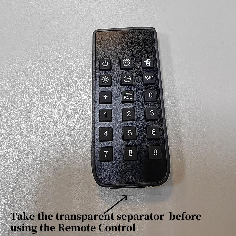 Large Digital Wall Clock with 7Colors Mood Light Remote Control Dual Alarm Timing Countdown Table Clock 12/24H Auto Dimmable LED Alarm Clock