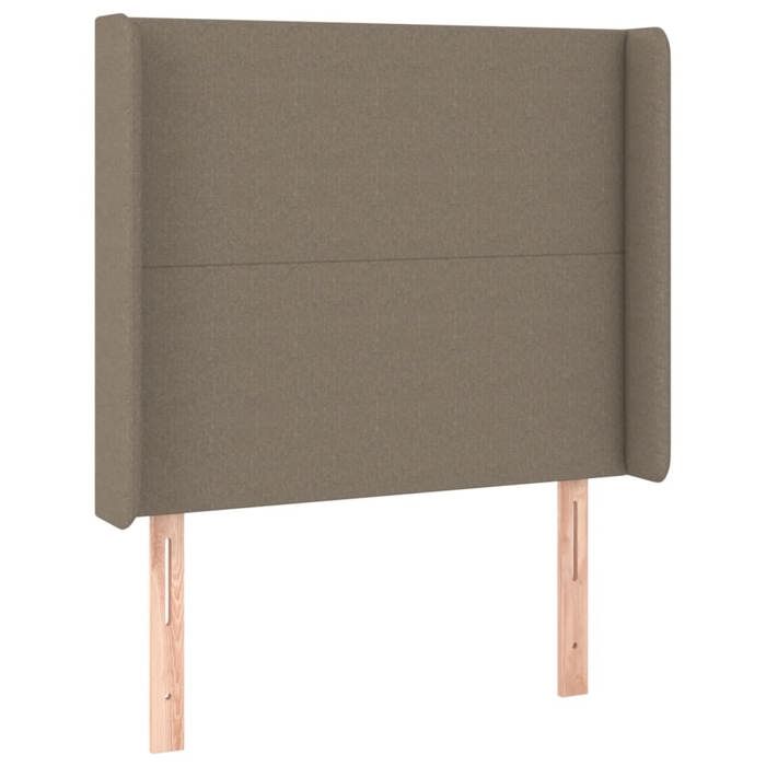VidaXL LED Headboard Bedroom Furniture Single Bed Accessory Headboard Interior Taupe 3123762