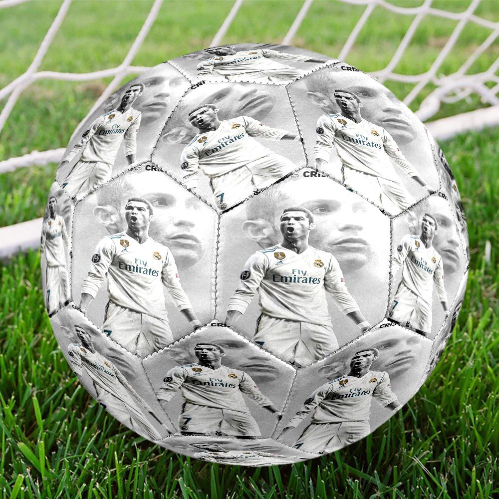 Cristiano Ronaldo Cr7 Seasonal Stories Unfold Size 5 Soccer Ball Machine Sewn Indoor/Outdoor Universal Football Sports Enthusiast Gifts