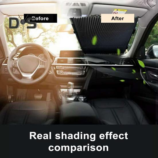 Автомобильная выдвижная штора, идеальная защита от солнца, универсальный солнцезащитный козырек широкого применения для всех транспортных средств