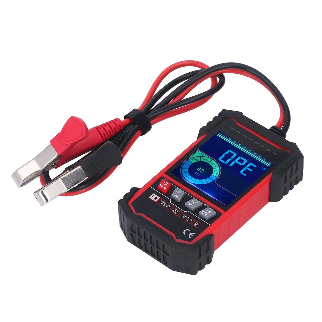 12 В 24 В тестер аккумулятора цветной экран анализатор нагрузки аккумулятора емкость заряда автомобильного элемента