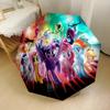 Magical Friendship Gala Automatic Umbrella Folding Umbrella with 8 Ribs Sturdy Construction Travel Essential Elegant Umbrella Wedding Party Gift
