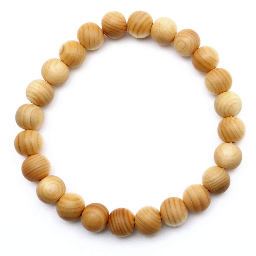 Браслет Koya Koya Chumon Hinoki 9 мм деревянная коробка в комплекте с жемчужиной для молитвы на руке Kongobuji, являющейся объектом всемирного наследия, натуральный камень Power Stone [ЗОЛОТОЙ КАМЕНЬ] Mt. Гора.