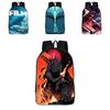 Прочный 3D рюкзак Годзилла Король Монстров Детский школьный рюкзак с классическим дизайном