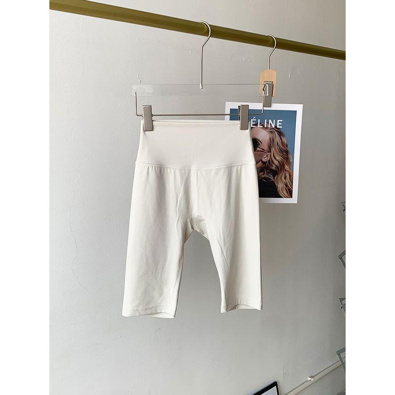 Lu Same Yoga Shorts Women's Summer New Free Size No Embarrassment Line Belly Contracting Hip Lifting Sport Workout Cropped Pants