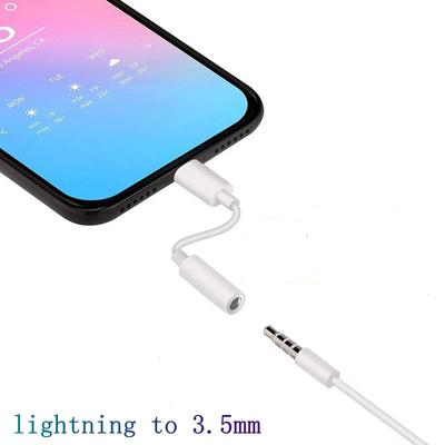 Адаптер Lightning To 3 5 мм для наушников, конвертер для Iphone 13 12 11 Pro Max X Xs Max XR 7 8 Plus, аудио Aux адаптеры