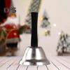 Christmas Hand Bell Wooden Handle Jingle Bells Clear Tone Handbell for Santa Claus Attraction Attention School Wedding Party Supplies