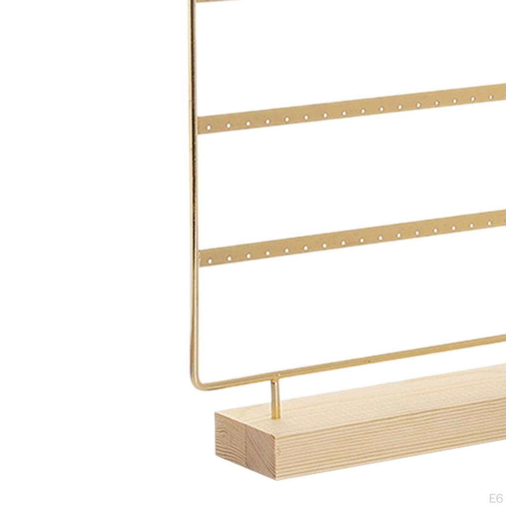 5 Tier Earring Display Stand Holder Accessories Hanging Rack Jewelry Organizer for